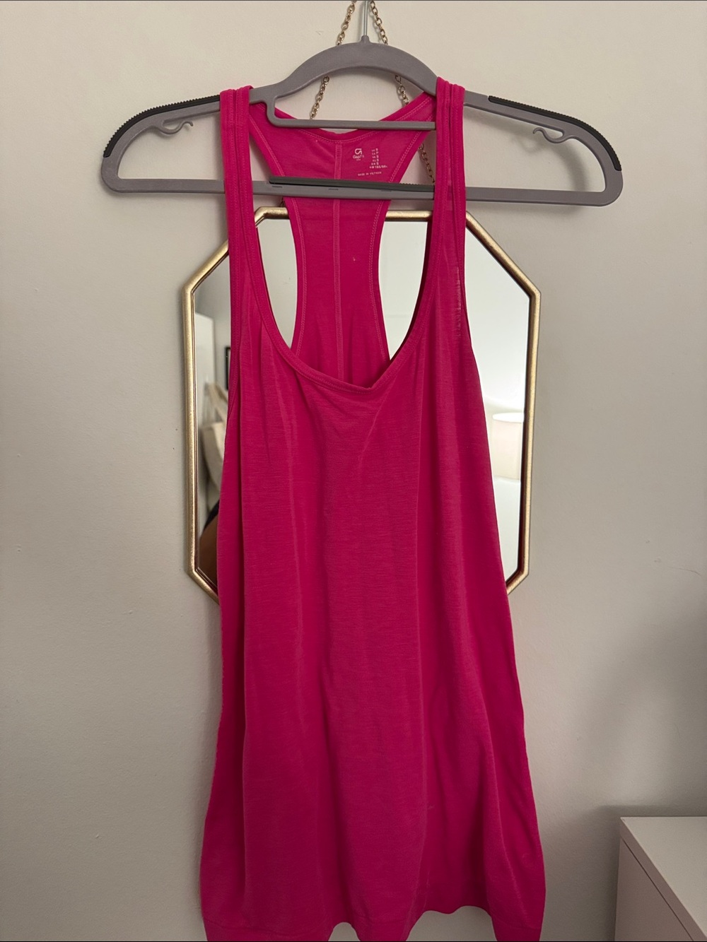 Old navy Women's Hot Pink Racerback Tank Top
